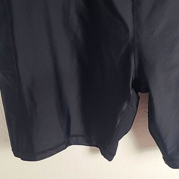 Black Thigh Shaper Shorts, Side Pockets, Size XXXL, NWT - Picture 3 of 9